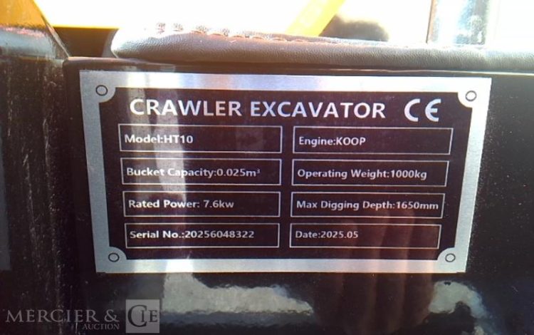 HIGHTOP MICROPELLE HT10 SUR CHENILLES DIESEL 1T – ANNEE 2025 – MATERIEL NEUF JAUNE 48322