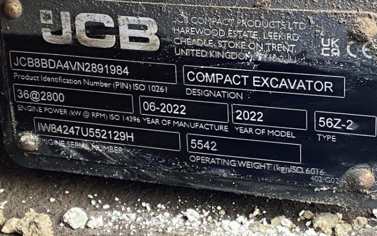 JCB MINIPELLE 56Z-2  56Z-2