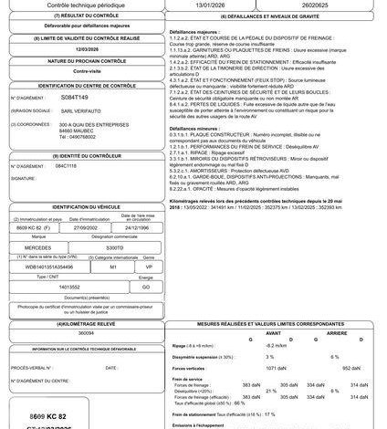 MERCEDES CLASSE S 300 TD 3.0 TD 24V 177CV BA GRIS 8609KC82