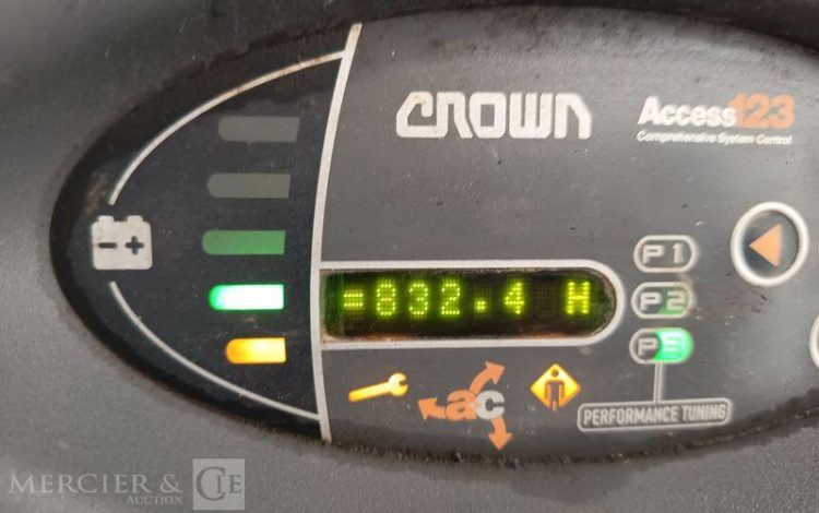 CROWN CHARIOT ELEVATEUR FRONTAL SC 5320 1,6 ELECTRIQUE – CAPACITE 1,2 TONNES – 832 H  92344