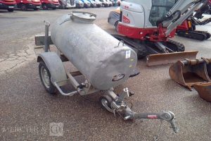 ECIM REMORQUE TONNE A EAU 500L 1 ESSIEU PTAC 750KG  BN-012-ZK