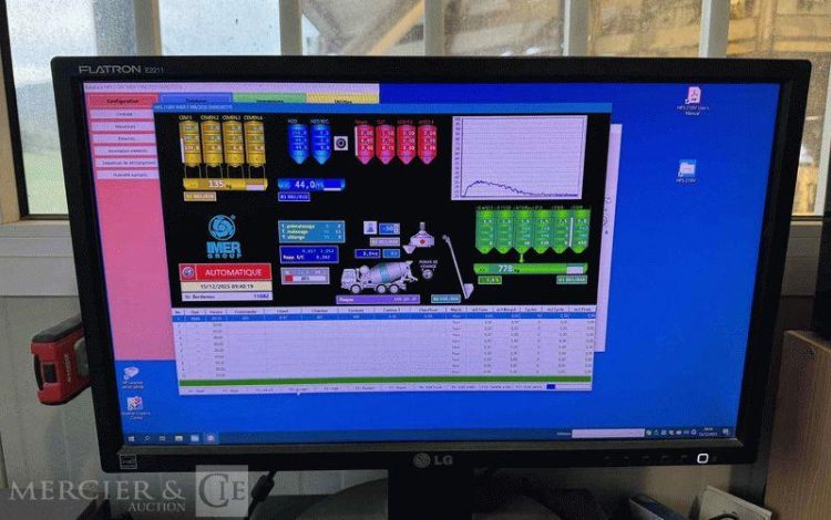 IMER CENTRALE A BETON COMPLETE – IMER DE 2020 – MATERIEL SUR DESIGNATION (76) ROUEN  CABIMER