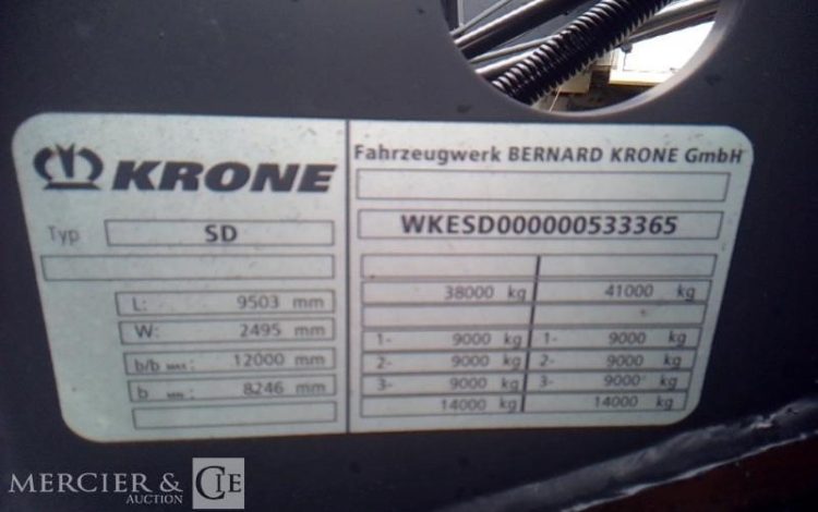 GENERIQUE SEMI REMORQUE PORTE CONTAINER 3 ESSIEUX PTAC38T GRIS CK-835-PC