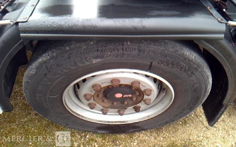 GENERIQUE SEMI REMORQUE PORTE CONTAINER 3 ESSIEUX PTAC38T GRIS CK-835-PC