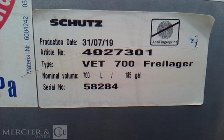 GENERIQUE CUVE  700L ALU CUV010691