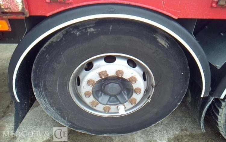 RENAULT C 380 PLATEAU GRUE RIDELLES 6X2 PTAC 26T BLANC DT-340-YL