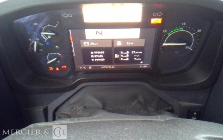 RENAULT C 380 PLATEAU GRUE RIDELLES 6X2 PTAC 26T BLANC DT-340-YL