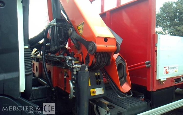 RENAULT C 380 PLATEAU GRUE RIDELLES 6X2 PTAC 26T BLANC DT-340-YL