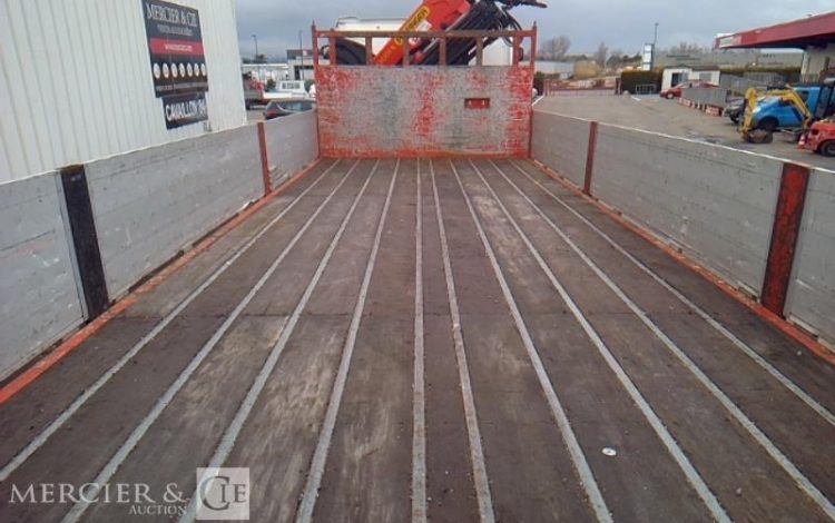 RENAULT C 380 PLATEAU GRUE RIDELLES 6X2 PTAC 26T BLANC DT-476-YL