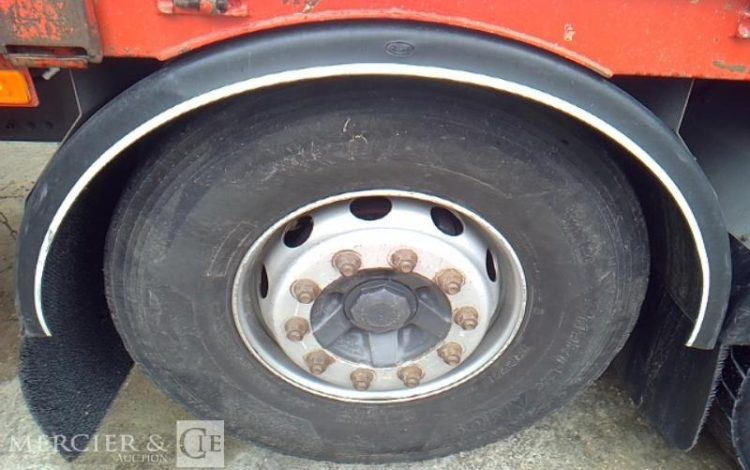 RENAULT C 380 PLATEAU GRUE RIDELLES 6X2 PTAC 26T BLANC DT-476-YL