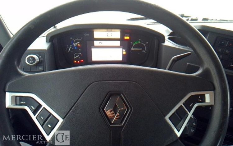 RENAULT C 380 PLATEAU GRUE RIDELLES 6X2 PTAC 26T BLANC DT-476-YL