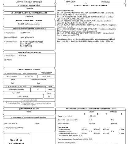 FIAT 500L GNV BLANC DZ-751-PA