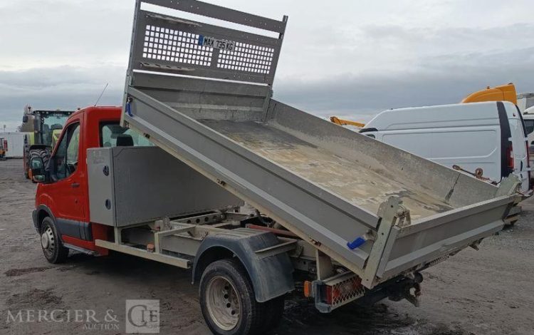 FORD TRANSIT 350L BENNE SIMPLE CABINE COFFRE  EC-888-ZD