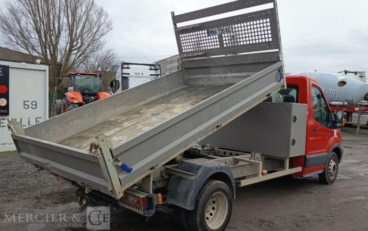 FORD TRANSIT 350L BENNE SIMPLE CABINE COFFRE  EC-888-ZD