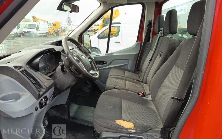 FORD TRANSIT 350L BENNE SIMPLE CABINE COFFRE  EC-888-ZD