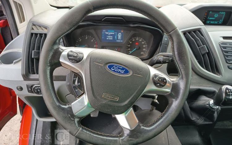 FORD TRANSIT 350L BENNE SIMPLE CABINE COFFRE  EC-888-ZD