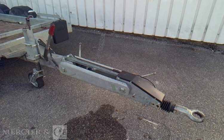 HUBIERE REMORQUE PORTE ENGIN 2 ESSIEUX PTAC 3T5 ALU FB-649-PQ