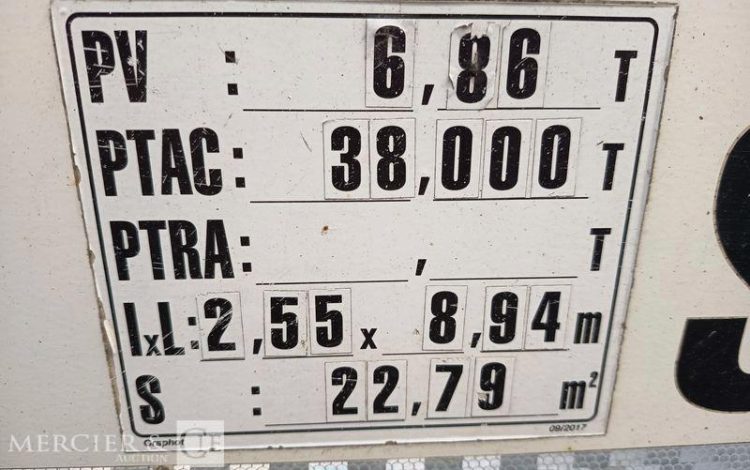 STAS SEMI BENNE S300CX  FE-128-QS