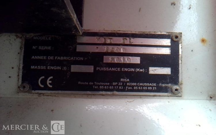 RENAULT MASTER FOREUSE GRUE D12 RISA  FF-224-PB