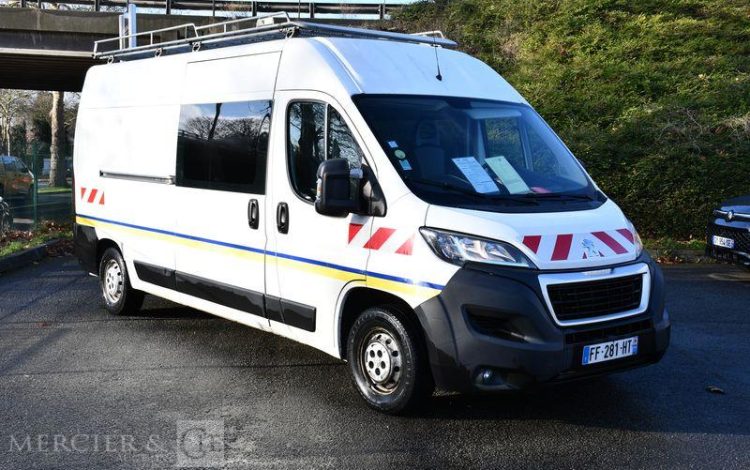 PEUGEOT BOXER FOURGON 335 L3H2 DOUBLE CABINE 2.0 HDI 130ch BLANC FF-281-HT