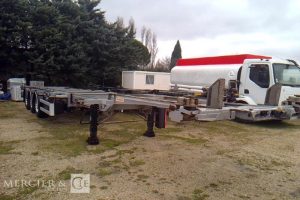 FRUEHAUF SEMI REMORQUE PORTE CONTAINER 3 ESSIEUX PTAC 38T GRIS FH-603-DL