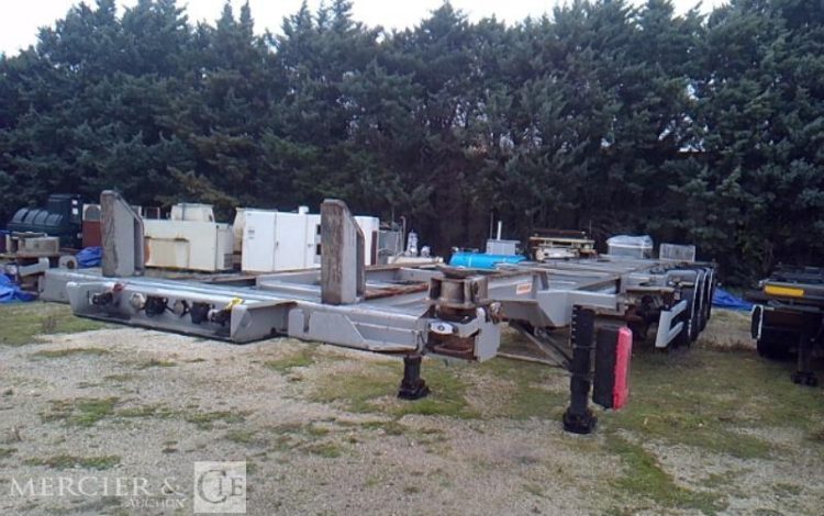 FRUEHAUF SEMI REMORQUE PORTE CONTAINER 3 ESSIEUX PTAC 38T GRIS FH-603-DL