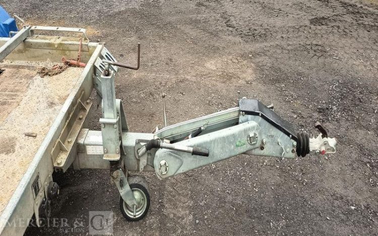 HUBIERE REMORQUE PORTE ENGIN – 2 ESSIEUS – PTAC : 3,5 TONNES  FH-897-WK