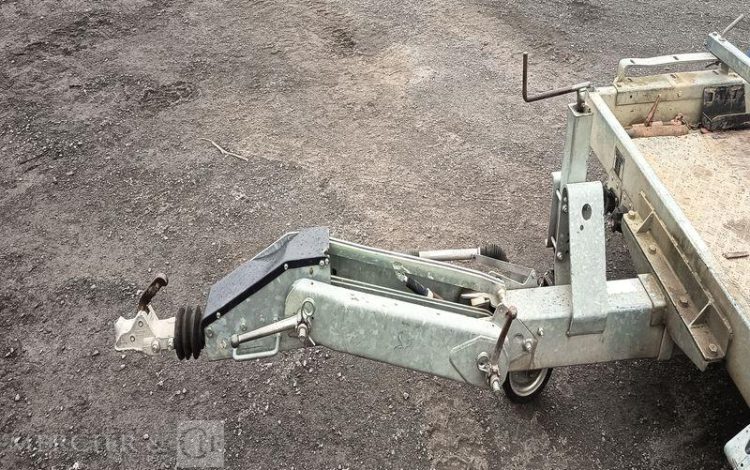 HUBIERE REMORQUE PORTE ENGIN – 2 ESSIEUS – PTAC : 3,5 TONNES  FH-897-WK