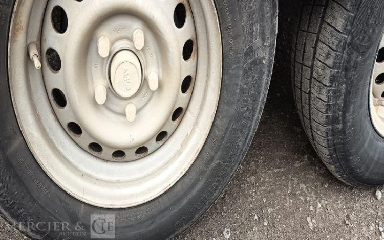 HUBIERE REMORQUE PORTE ENGIN – 2 ESSIEUS – PTAC : 3,5 TONNES  FH-897-WK