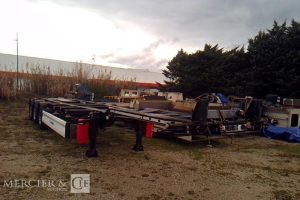 GENERIQUE SEMI REMORQUE PORTE CONTAINER 3 ESSIEUX PTAC 38T NOIR FN-095-TY