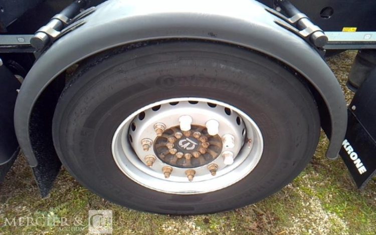 GENERIQUE SEMI REMORQUE PORTE CONTAINER 3 ESSIEUX PTAC 38T NOIR FN-095-TY