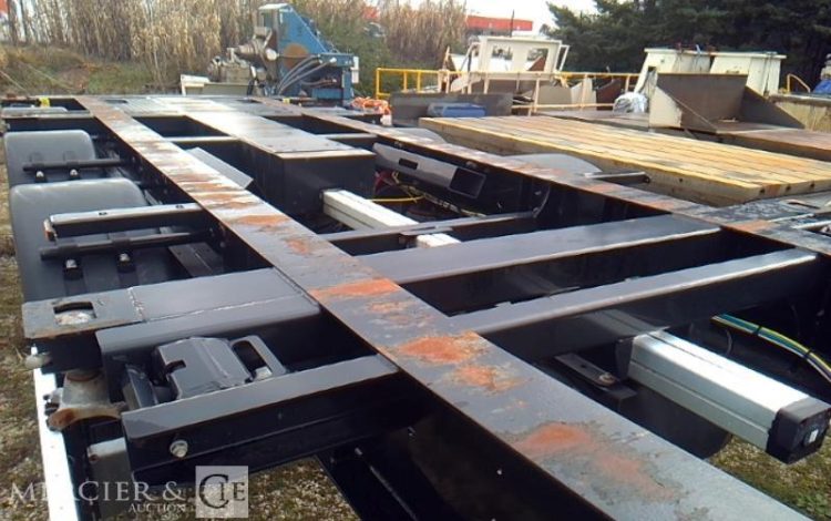 GENERIQUE SEMI REMORQUE PORTE CONTAINER 3 ESSIEUX PTAC 38T NOIR FN-095-TY