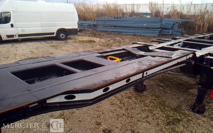 GENERIQUE SEMI REMORQUE PORTE CONTAINER 3 ESSIEUX PTAC 38T NOIR FN-095-TY