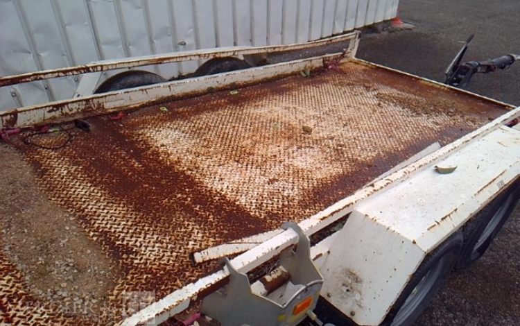 GOURDON REMORQUE PORTE ENGIN 2 ESSIEUX PTAC 3T5 BLANC FR-342-GS