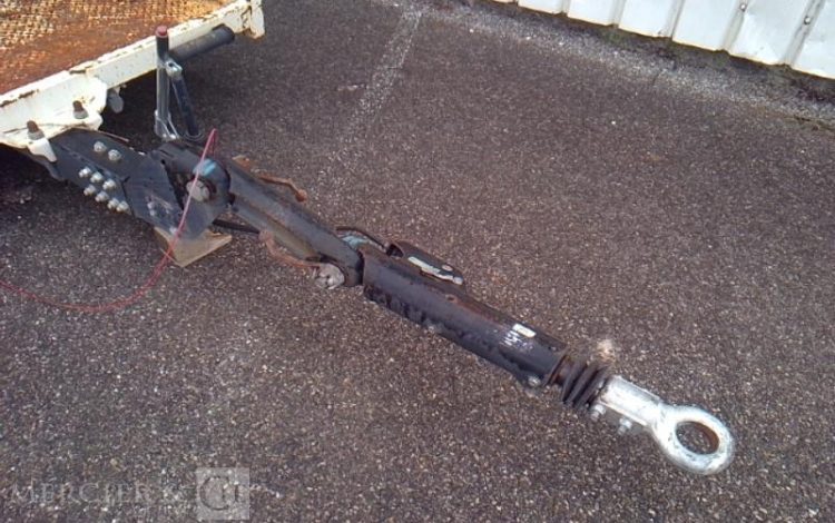 GOURDON REMORQUE PORTE ENGIN 2 ESSIEUX PTAC 3T5 BLANC FR-342-GS