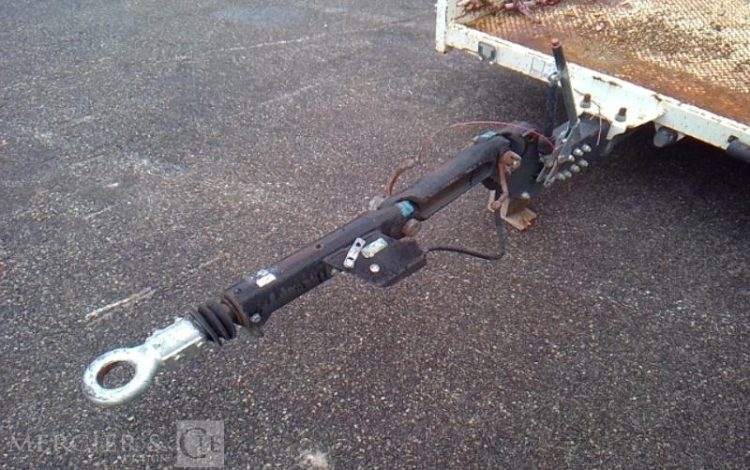 GOURDON REMORQUE PORTE ENGIN 2 ESSIEUX PTAC 3T5 BLANC FR-342-GS