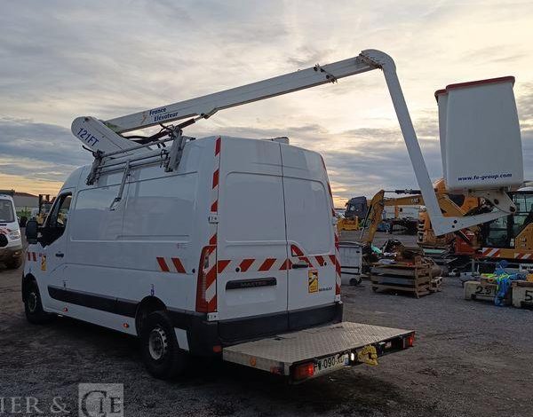 RENAULT MASTER L2H2 2,3 DCI AVEC  NACELLE 121F – 10 M  DIESEL – 764 HEURES  – ANNEE 2021 BLANC FW-090-XD