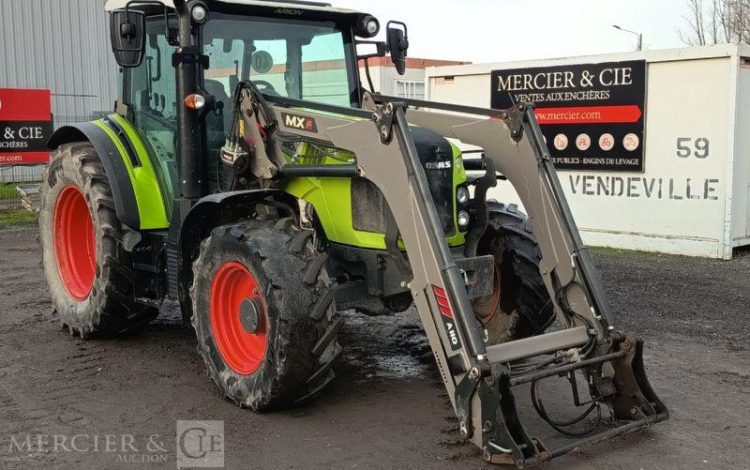 CLAAS TRACTEUR ARION 420 AVEC CHARGEUR FRONTAL MX A110 – 2570 HEURES ANNEE 2020  FW-334-GW