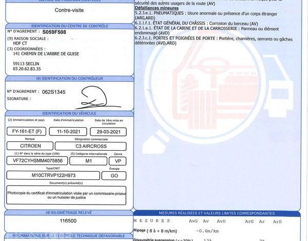 CITROEN C3 AIRCROSS 1.5 BLUEHDI 110ch SHINE GRIS FY-161-ET