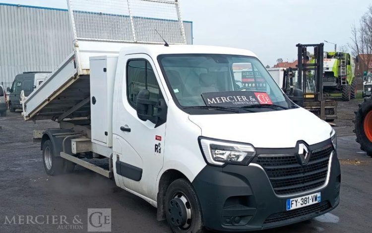 RENAULT MASTER BENNE AVEC COFFRE ACIER DIESEL  FY-381-VM