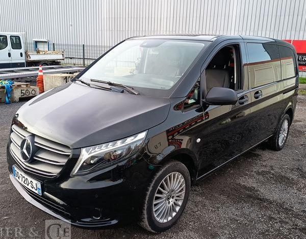 MERCEDES VITO 119 1.9 CDI 16V 9G-TRONIC 190CV BOITE AUTO – DIESEL – 56062 KMS – AN 2023 NOIR GQ-720-SJ