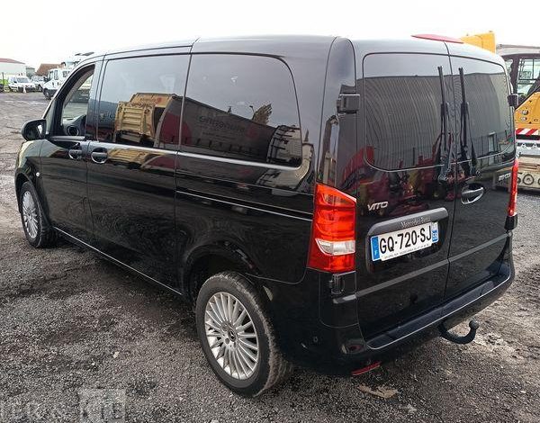 MERCEDES VITO 119 1.9 CDI 16V 9G-TRONIC 190CV BOITE AUTO – DIESEL – 56062 KMS – AN 2023 NOIR GQ-720-SJ