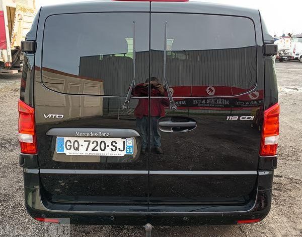 MERCEDES VITO 119 1.9 CDI 16V 9G-TRONIC 190CV BOITE AUTO – DIESEL – 56062 KMS – AN 2023 NOIR GQ-720-SJ