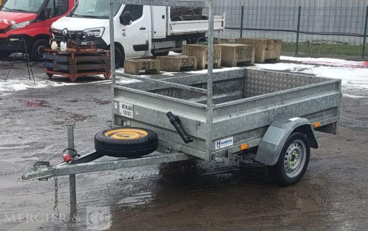 REMORQUE JARDINIERE 1 ESSIEU – PTAC 500 KGS  REM010163