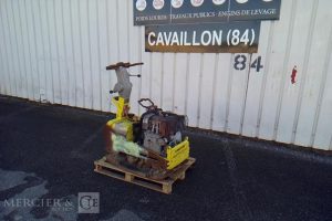 AMMAN PLAQUE VIBRANTE THERMIQUE 400KG JAUNE SD254