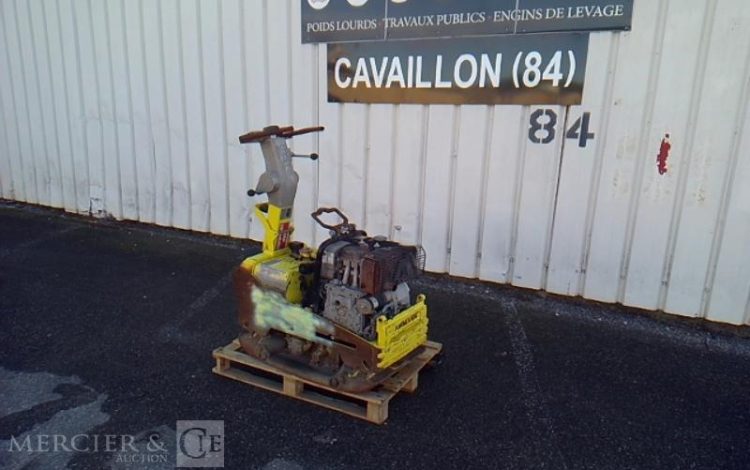 AMMAN PLAQUE VIBRANTE THERMIQUE 400KG JAUNE SD254