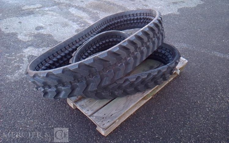 VEMA 2 CHENILLES NEUVES POUR MINIPELLE 250X47X80 NOIR SD255