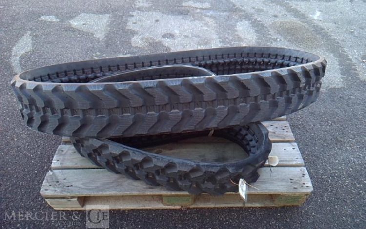 VEMA 2 CHENILLES NEUVES POUR MINIPELLE 250X47X80 NOIR SD255