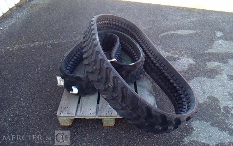 VEMA 2 CHENILLES NEUVES POUR MINIPELLE 250X47X80 NOIR SD255