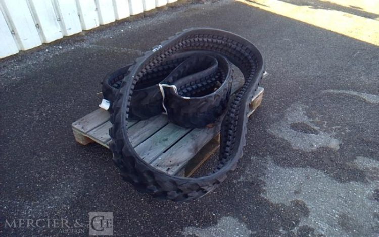 VEMA 2 CHENILLES NEUVES POUR MINIPELLE 250X47X80 NOIR SD255